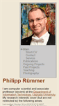 Mobile Screenshot of philipp.ruemmer.org